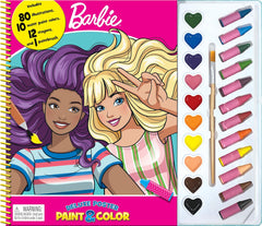 Barbie Deluxe Poster Paint & Color - Activity Book