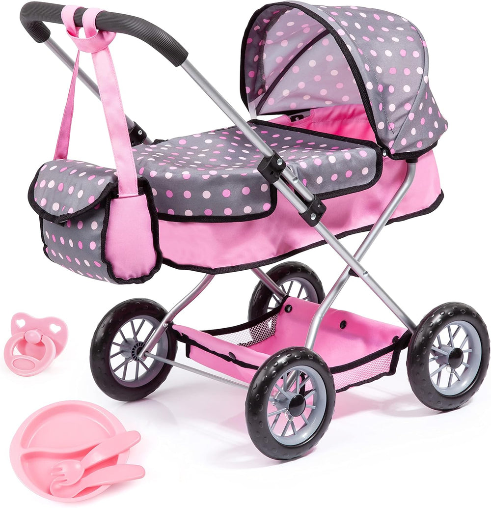 Bayer Design - Dolls Pram "Smarty" - Stroller for Dolls with Accessories