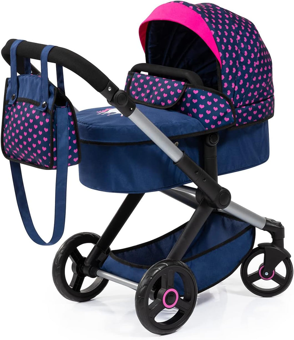 Bayer Design - Dolls Pram XEO - Baby Stroller for Dolls with Accessories