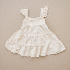Beba Bean - Ruffle Linen Dress