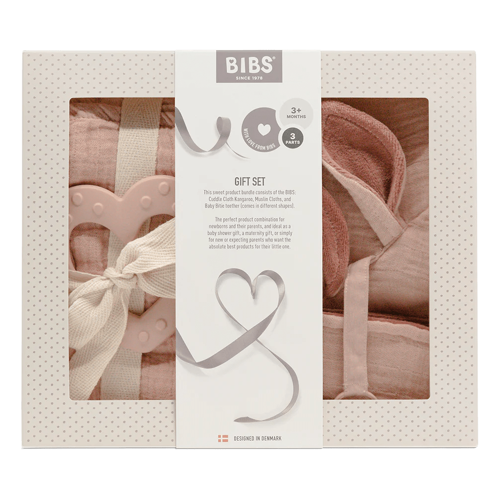 BIBS Baby Shower Gift Set Blush