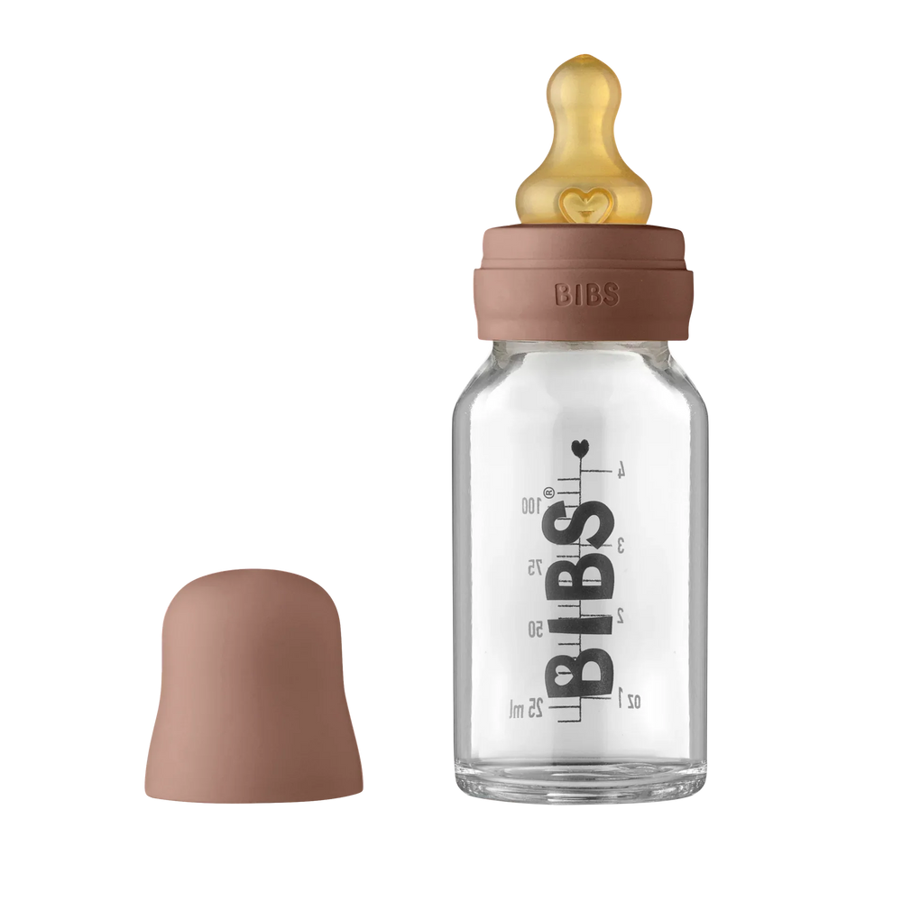 BIBS - Baby Glass Bottle - Complete Set Latex - 110ml