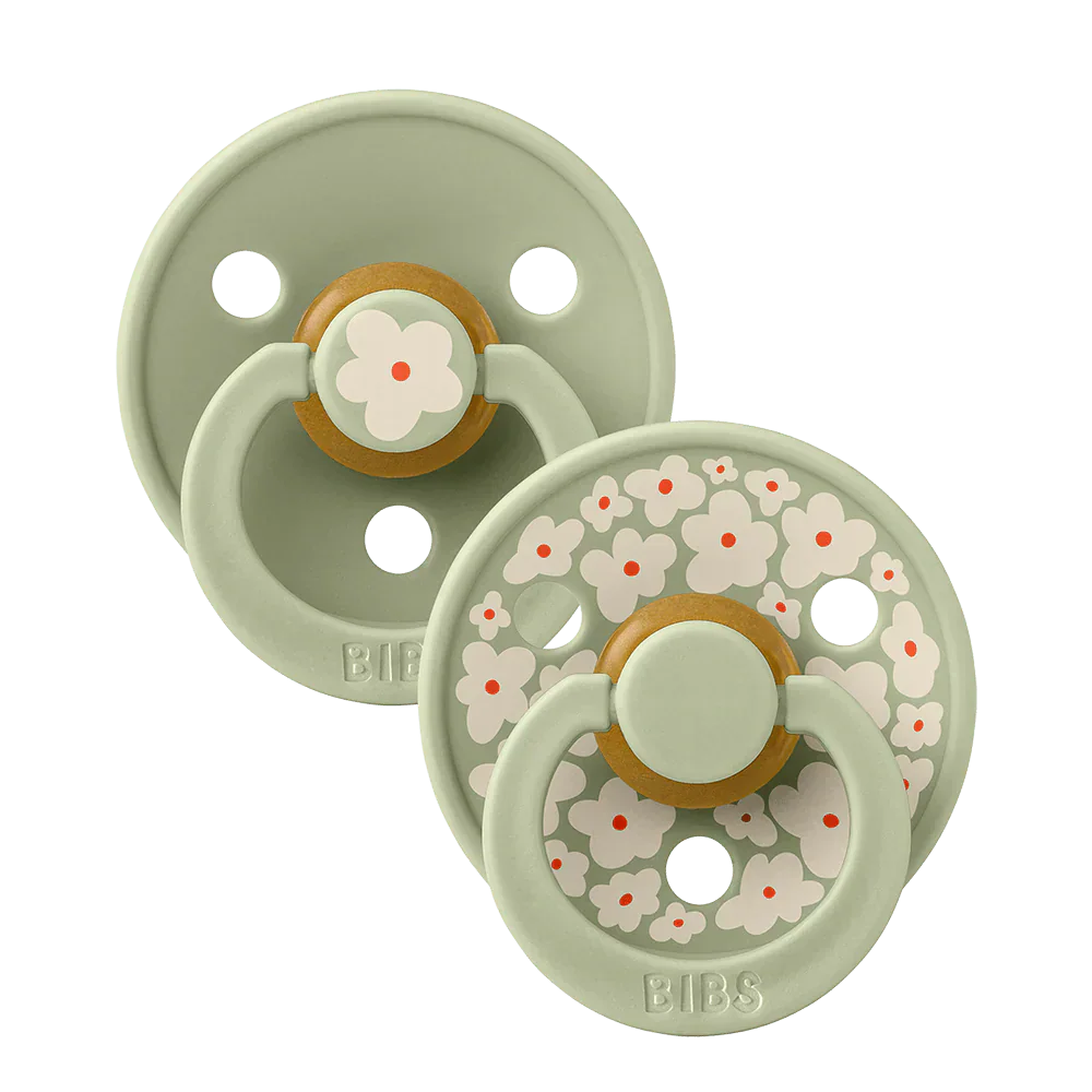BIBS - Latex Pacifier - Studio Colour - Jasmine - 2 PACK