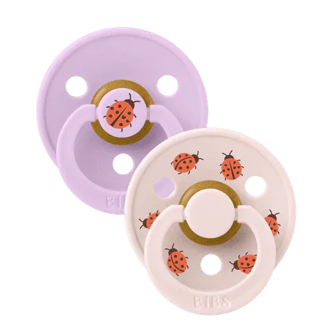 BIBS - Latex Pacifier - Studio Colour - Ladybug - 2 PACK