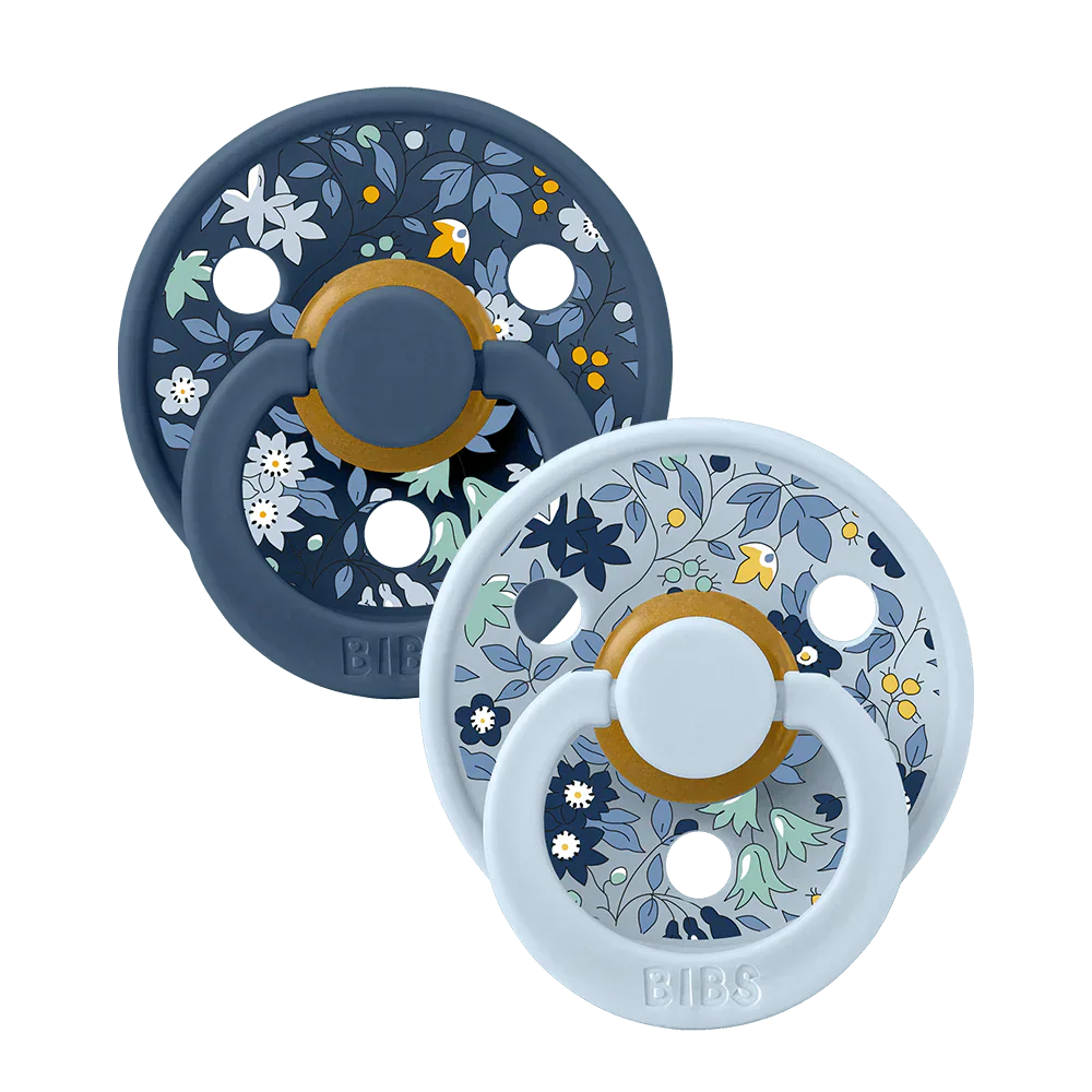 BIBS x Liberty - Latex Pacifier - Studio Colour - Chamomile Lawn - 2 PACK