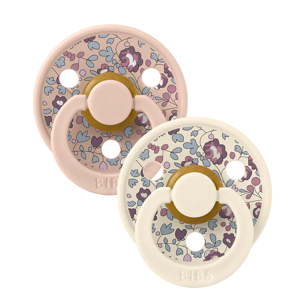 BIBS x Liberty - Latex Pacifier - Studio Colour - Eloise - 2 PACK