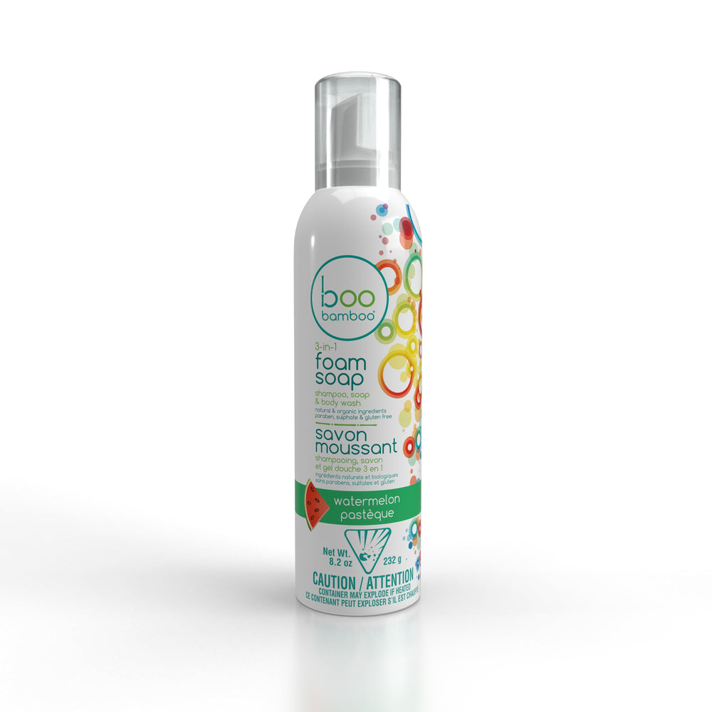 Boo Bamboo - Kids 3-in-1 Foaming Shampoo, Body Wash & Hand Soap