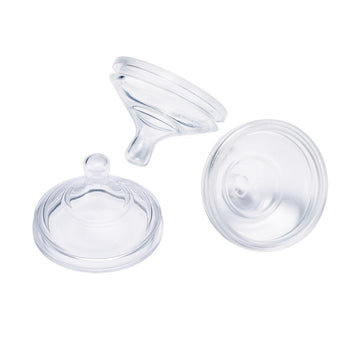 Boon - NURSH Baby Bottle Nipples with 100% Food-Safe Silicone Slow Nursing & Feeding