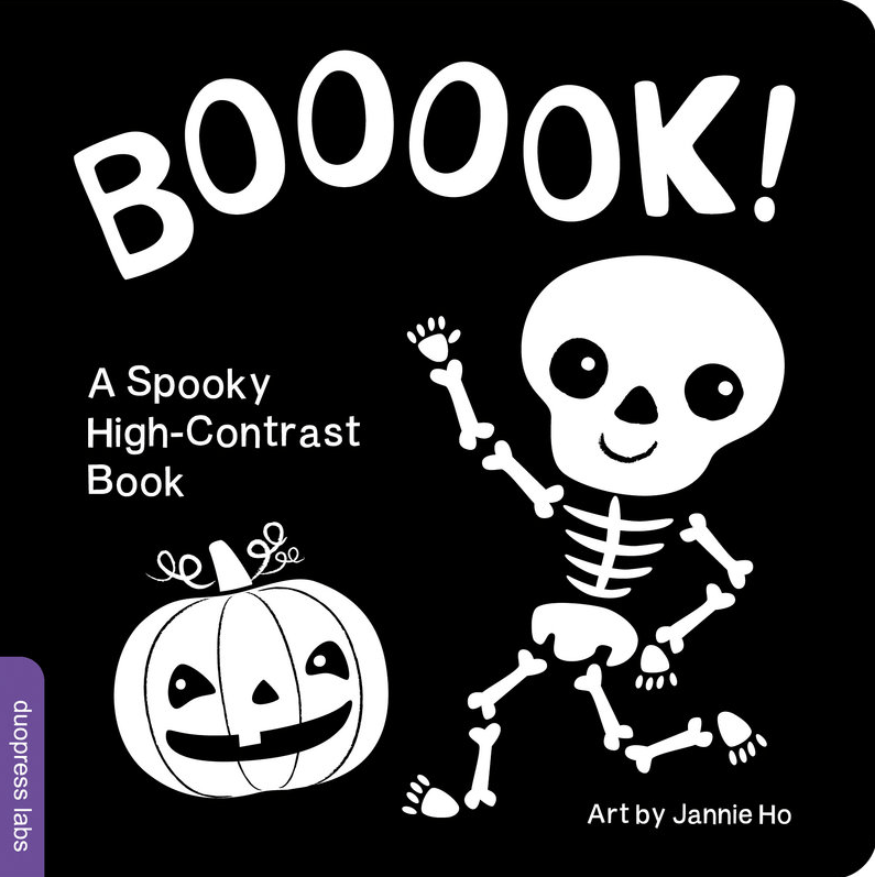 Booook! A Spooky High-Contrast Board Book