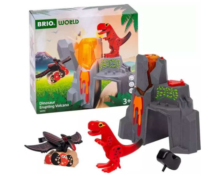 BRIO - World - Dinosaur Erupting Volcano Play Set