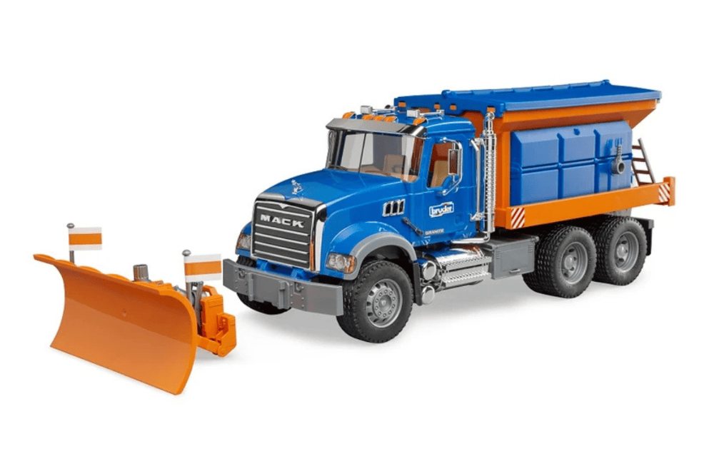 Bruder - Mack Granite Snow Plow Truck - 1:16 Scale