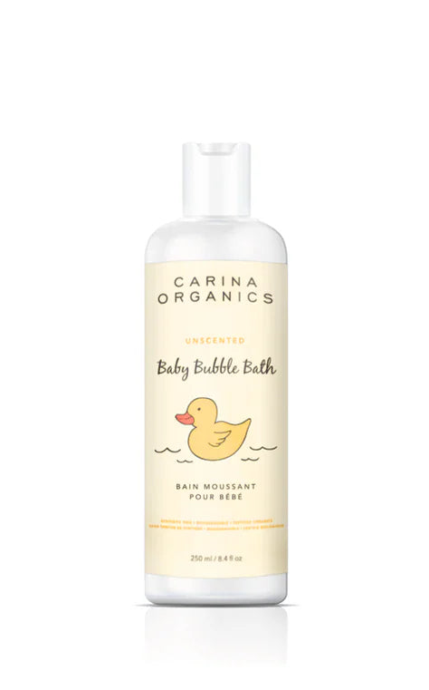 Carina Organics - All Natural Baby Bubble Bath - Unscented - 250ml