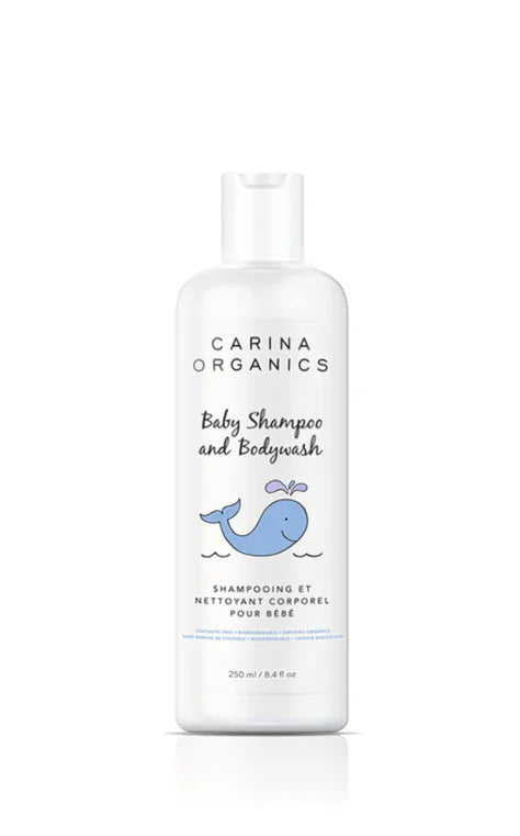 Carina Organics - All Natural Baby Shampoo & Body Wash - Scented - 250ml