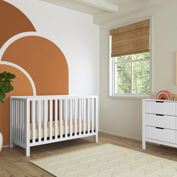 Carter's by DaVinci - Colby 4-in-1 Low Profile Convertible Crib White Cribs & Baby Furniture