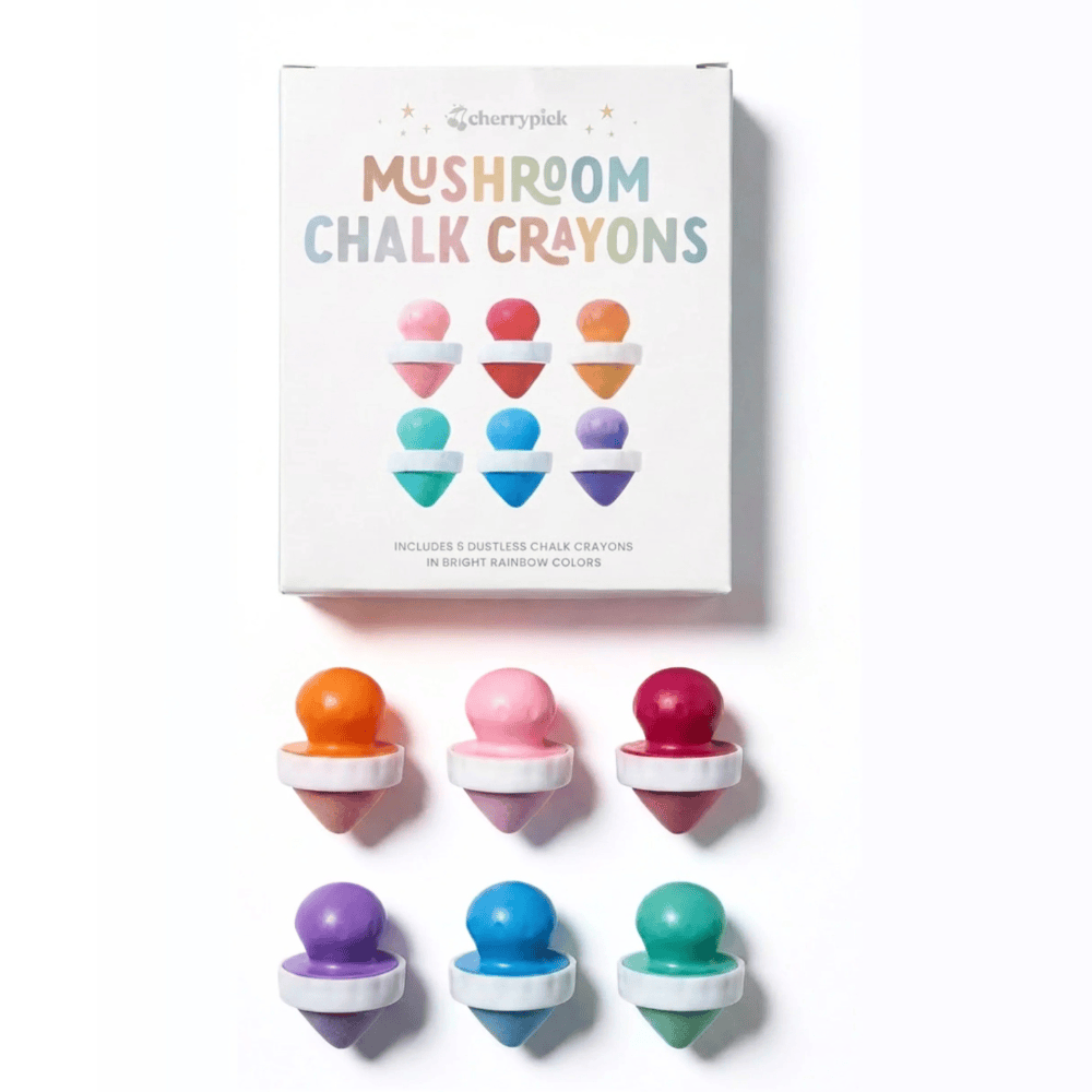 Cherrypick - Mushroom Chalk Crayons - 6-Piece Set