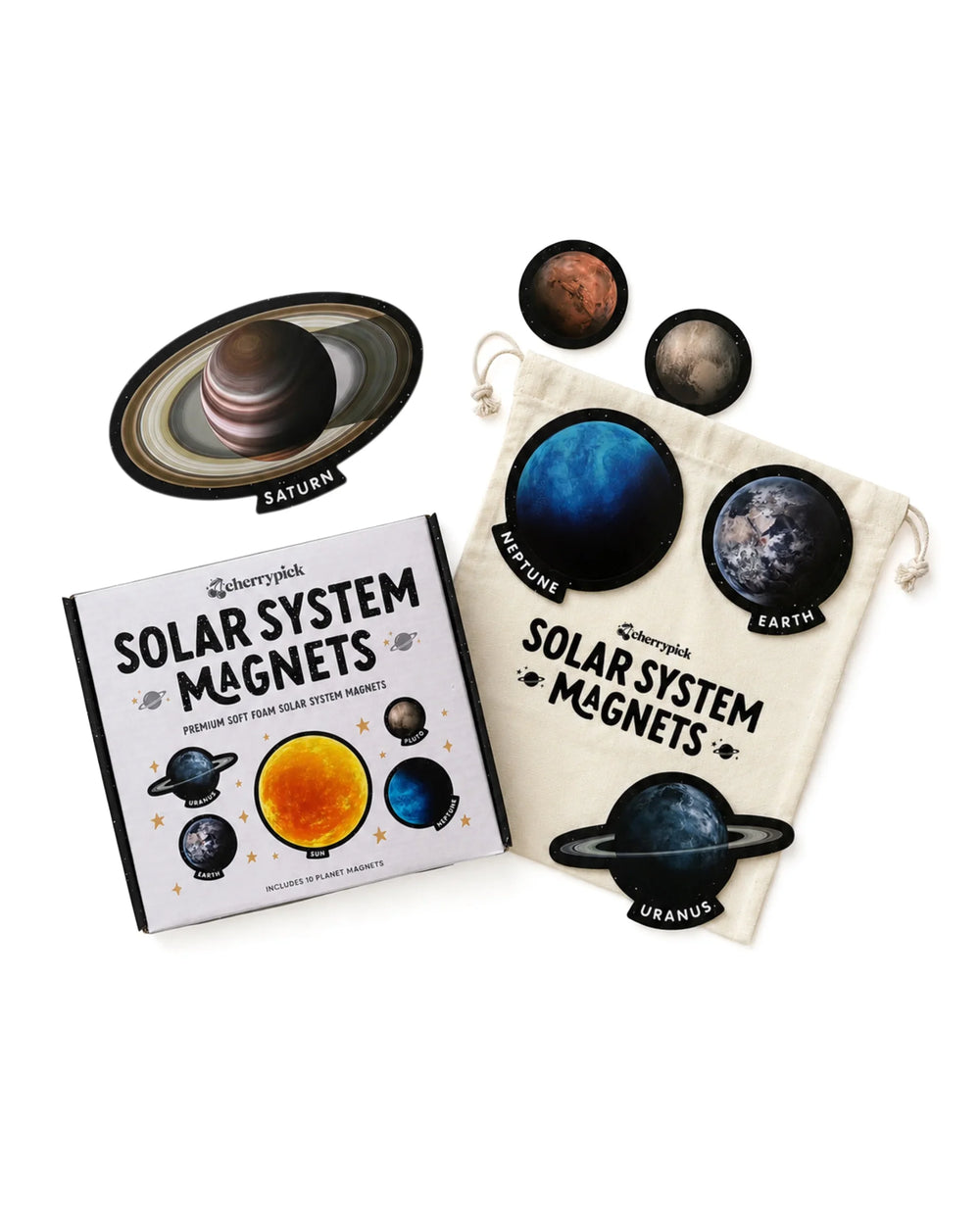 Cherrypick - Solar System Magnets - 10-Piece Set