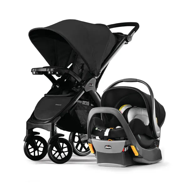 Chicco - Bravo 3-in-1 Trio Travel System - Quick-Fold Stroller with KeyFit 35 Infant Car Seat