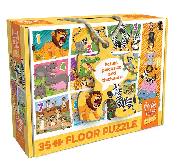Cobble Hill - Animal Count - 35-Piece Floor Puzzle