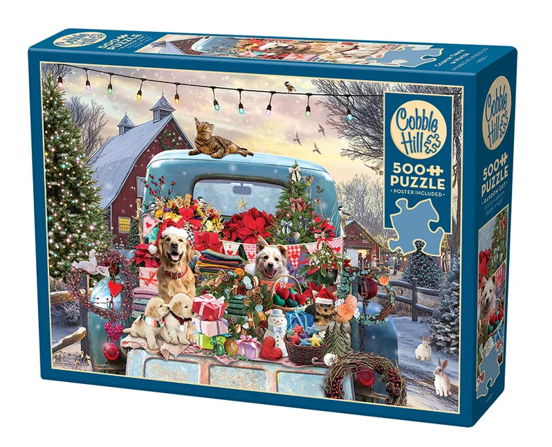 Cobble Hill - Country Truck in Winter - 500 Piece Puzzle