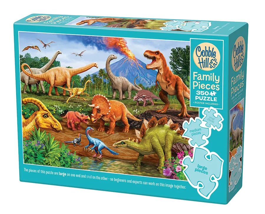 Cobble Hill - Dinos - 350 Family Piece Puzzle