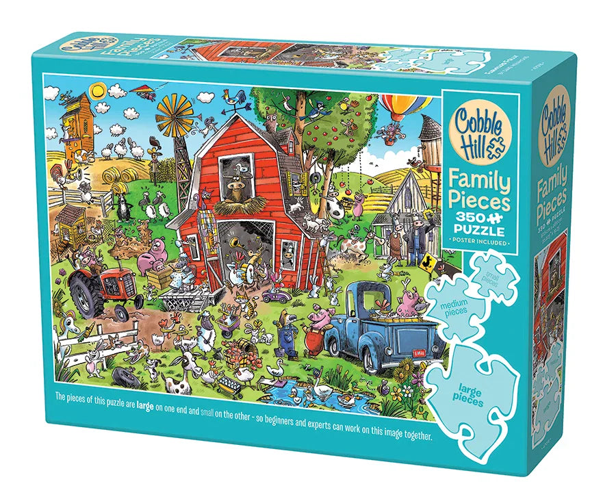 Cobble Hill - Farmyard Folly - 350 Family Piece Puzzle