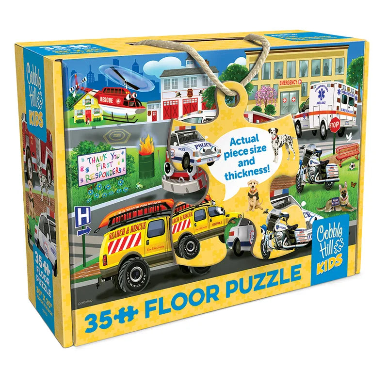 Cobble Hill - First Responders - 35pc Floor Puzzle