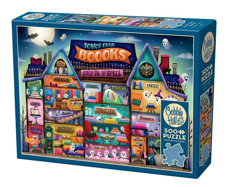 Cobble Hill - Scary Good Boooks - 500 Piece Puzzle