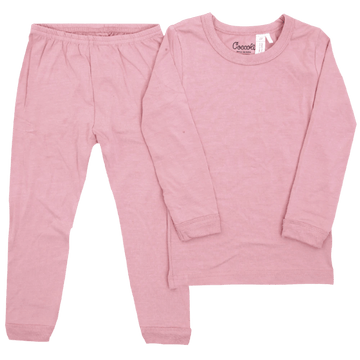 Coccoli - LS Modal 2PC Pyjama Set Silver Pink / 2Y