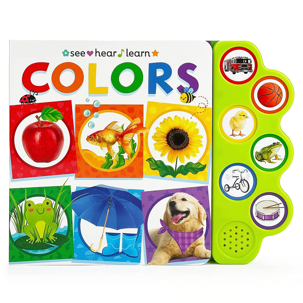 Colors: See Hear Learn (6 Sounds) - Sound Book