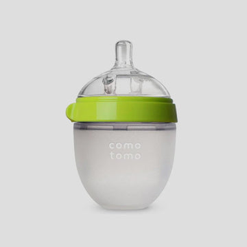 Comotomo - Natural Flow Bottle (Single) - GREEN 5oz Bottles & Accessories
