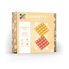 CONNETIX - Pastel Lemon & Peach Base Plate - 2 pc