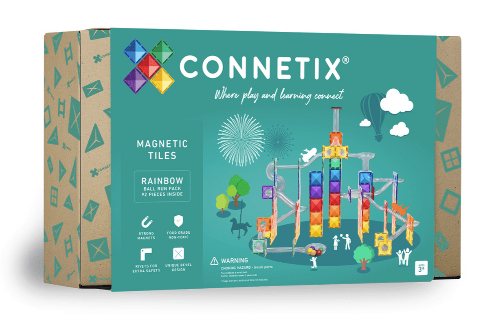 CONNETIX - Rainbow Ball Run Pack - 92pc