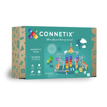 CONNETIX - Rainbow Ball Run Pack - 92pc Building Toys