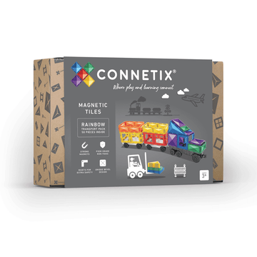 CONNETIX - Rainbow Transport Pack - 50pcs Building Toys