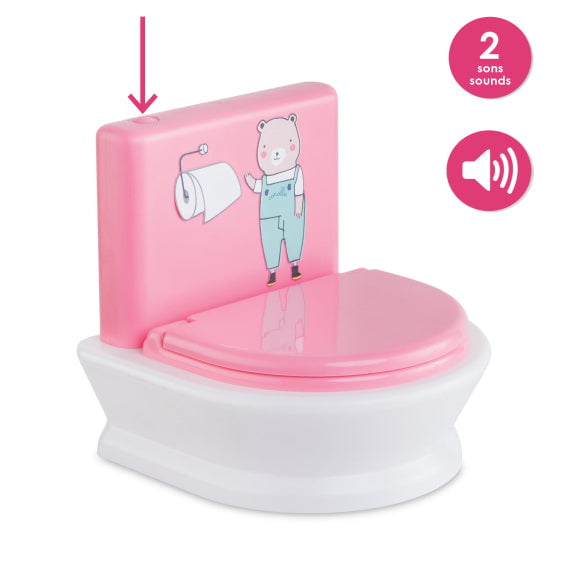 Corolle - Interactive Toilet for Baby Doll