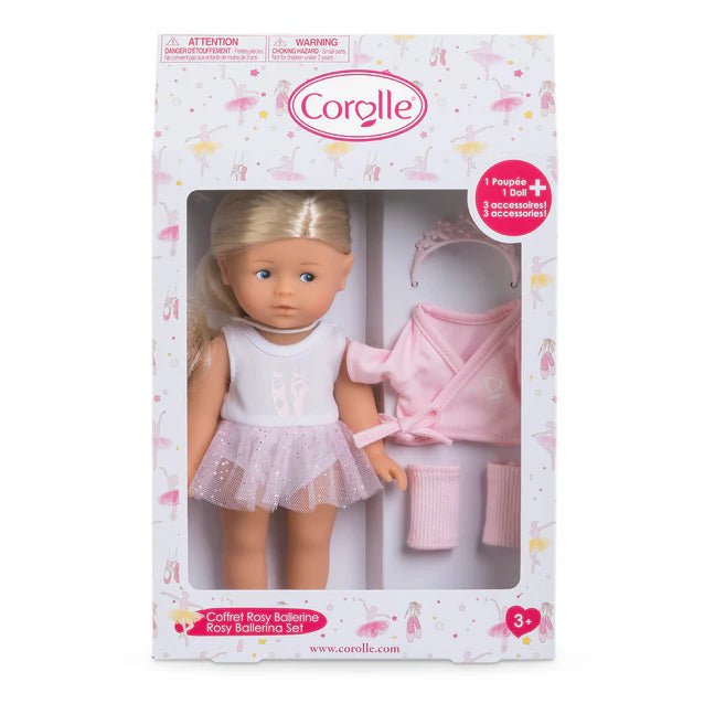 Corolle - Mini Corolline Rosy Blond Ballerina Set - 8"