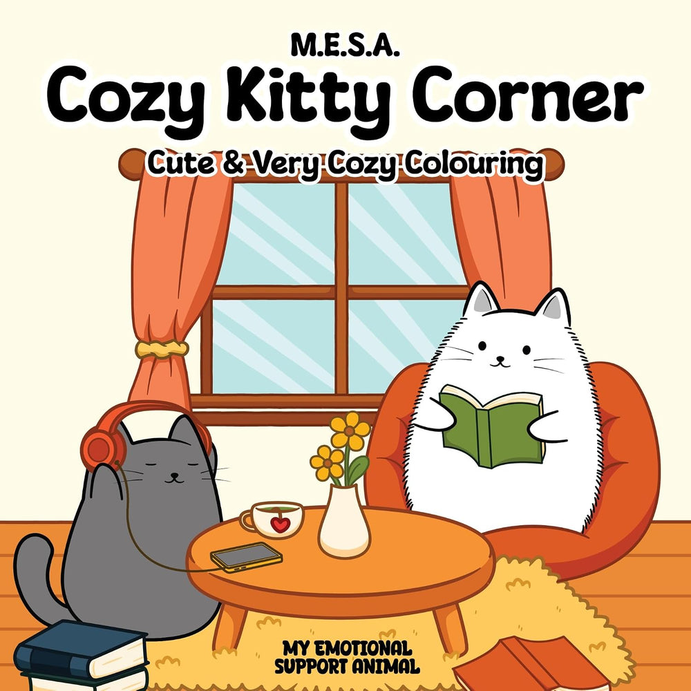 Cozy Kitty Corner: Cute and Very Cozy Colouring - Paperback Colouring Book