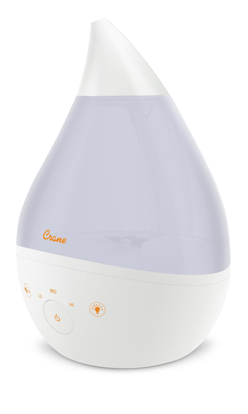 Crane - 4 In 1 Cool Mist Humidifier W/Sound - 1 Gallon