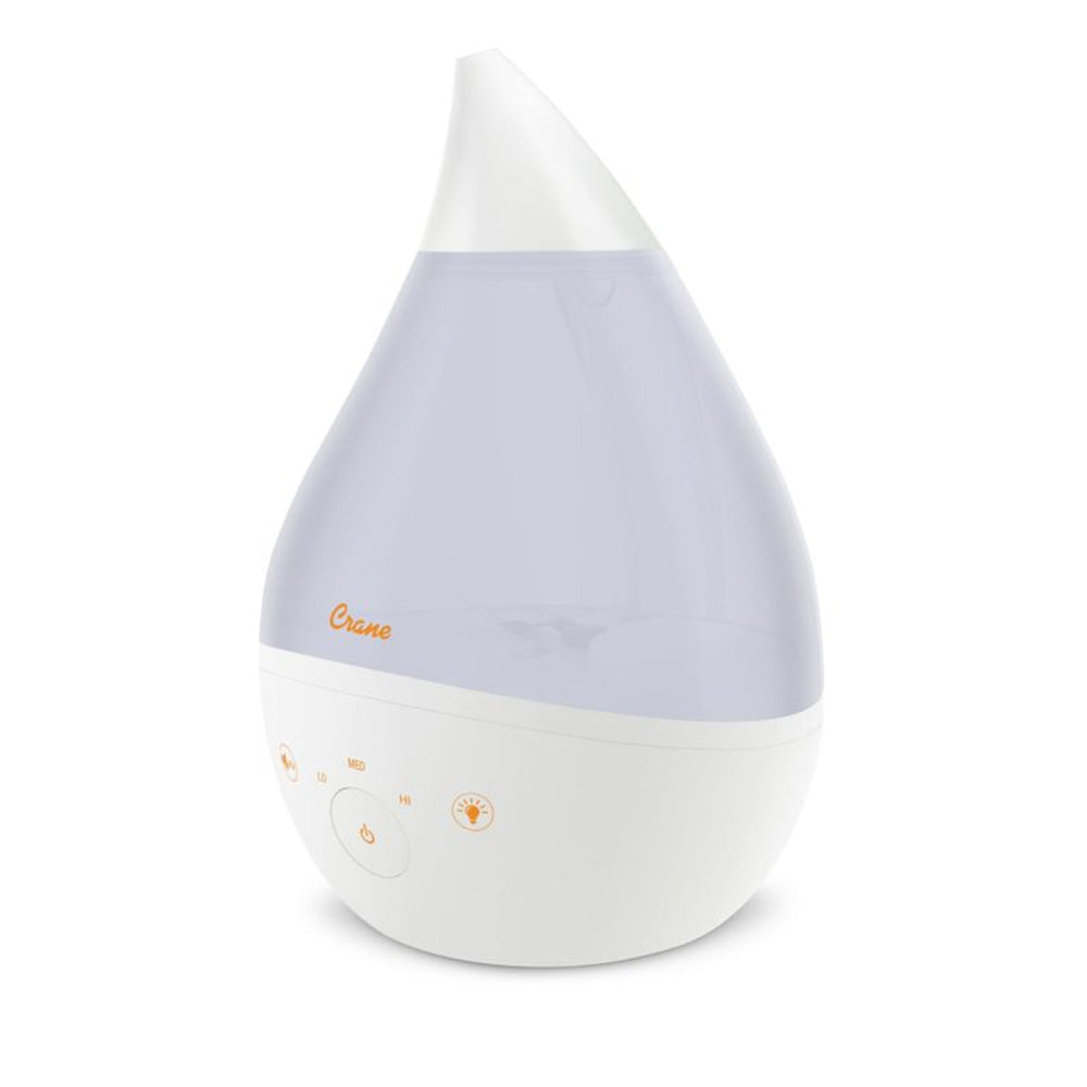 Crane - 4 in 1 Cool-Mist Humidifier with Aroma Tray & Sound Machine 1 Gal.
