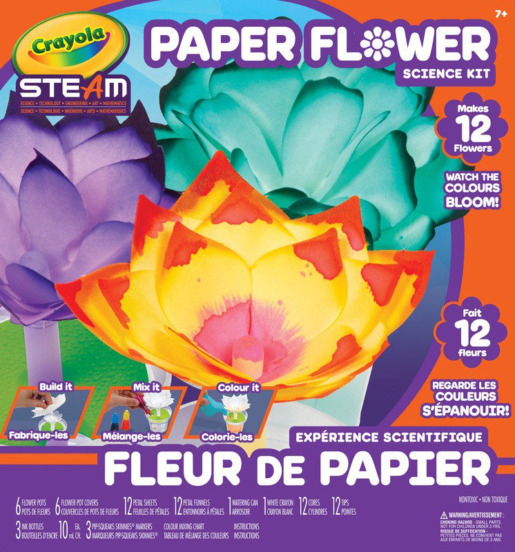 Crayola - Paper Flower STEAM Science Kit