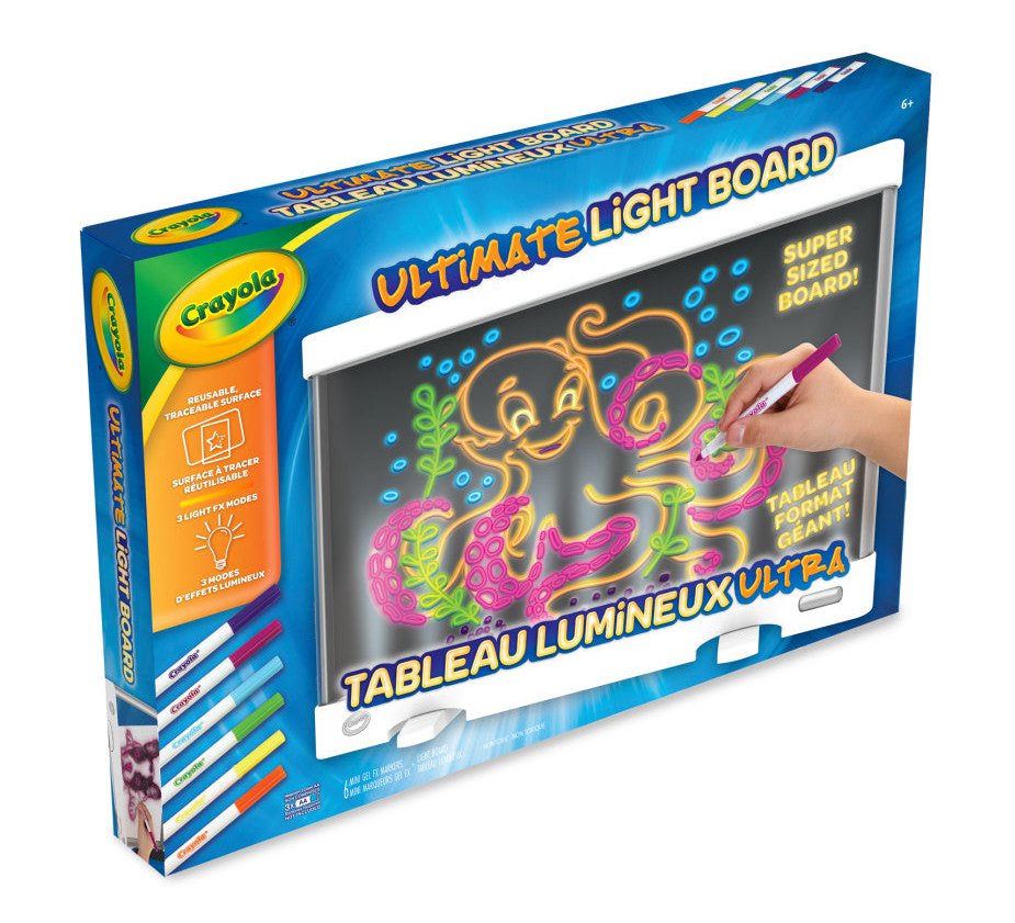 Crayola - Ultimate Light Board - LED Drawing & Tracing Art Set