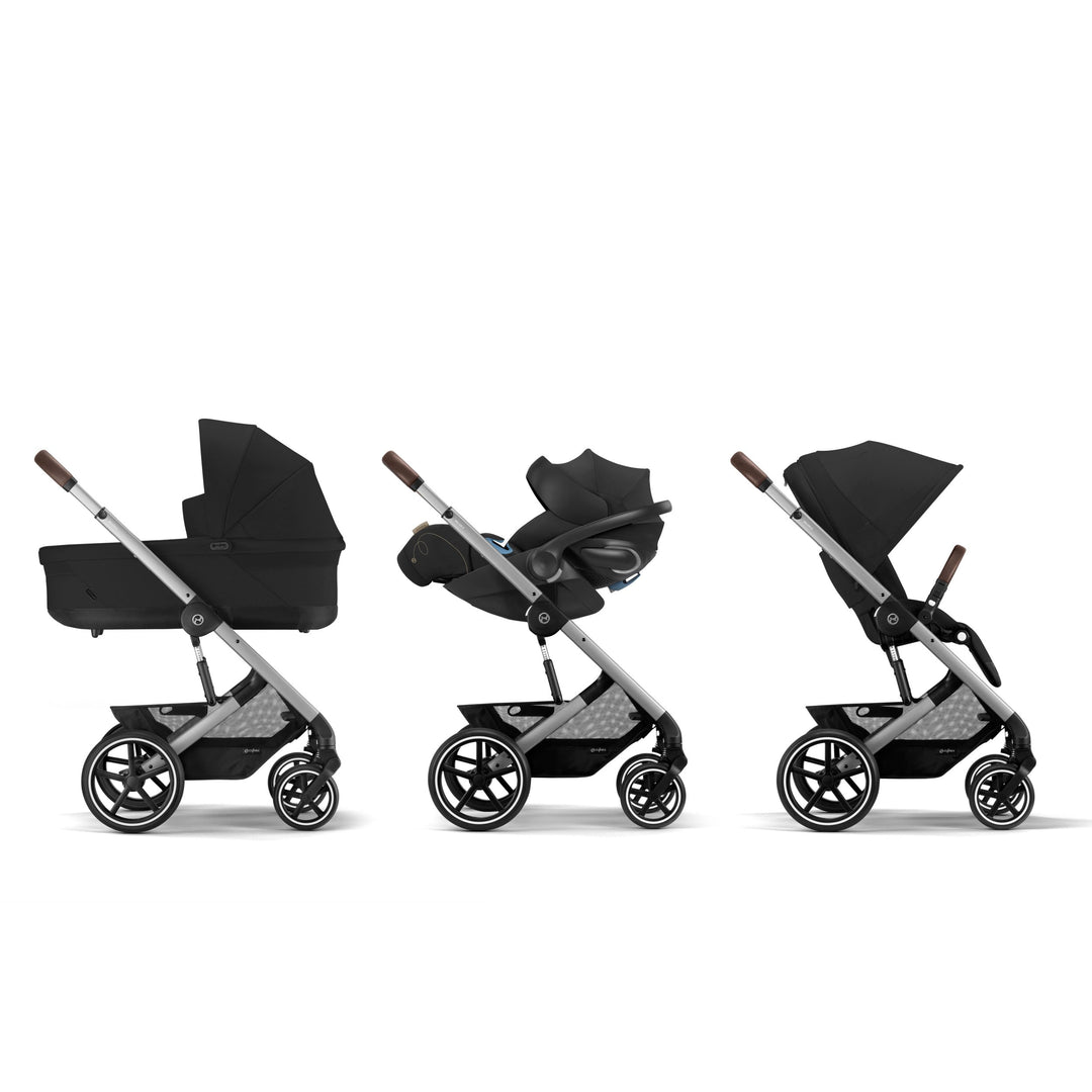 Cybex Balios S Lux 2 Stroller Moon Black