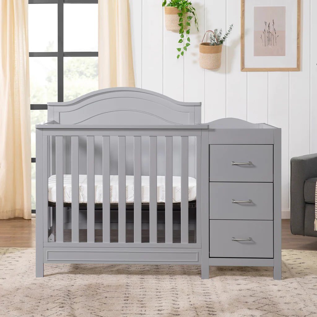 Mini crib and changer combo best sale