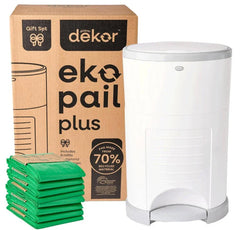 Dekor - Eko Plus Diaper Pail Gift Set - OPEN BOX
