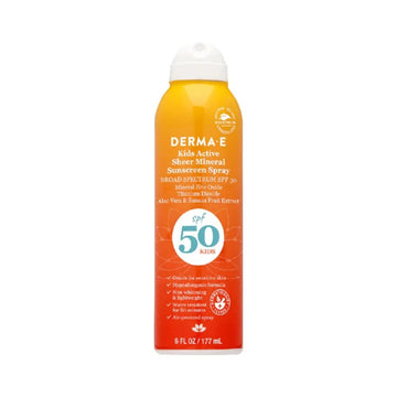 DERMA-E - Kids Active Sheer Mineral Sunscreen Spray SPF 50 (177ml)