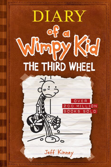 Diary of a Wimpy Kid #7: The Third Wheel - Hardcover
