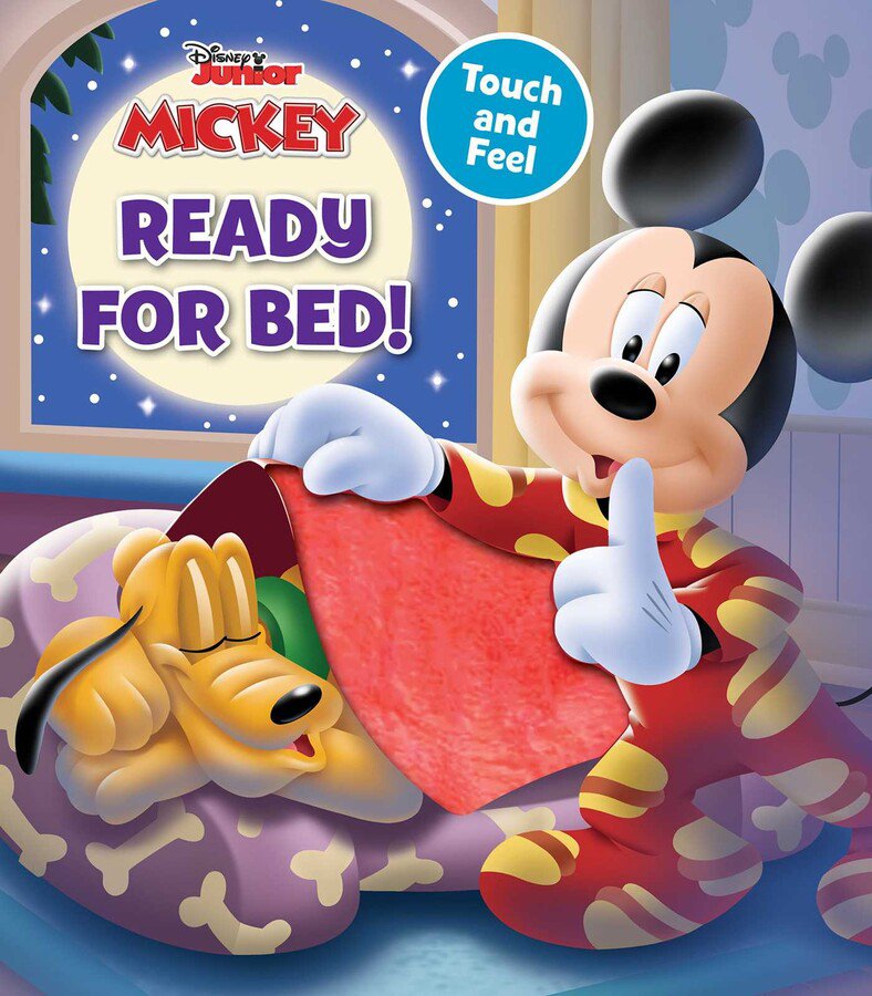 Disney Mickey Mouse Funhouse: Ready for Bed! - Touch-and-Feel Board Book