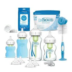 Dr. Brown's - Glass Wide-Neck Anti-colic Options+ Baby Bottle Starter Gift Set