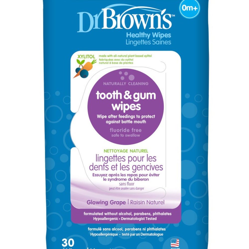 Dr. Brown's - Tooth & Gum Wipes (30 Count)