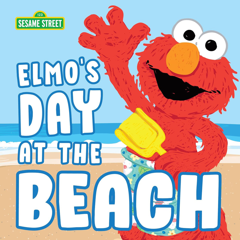 Elmo's Day at the Beach - Hardcover Picture Book